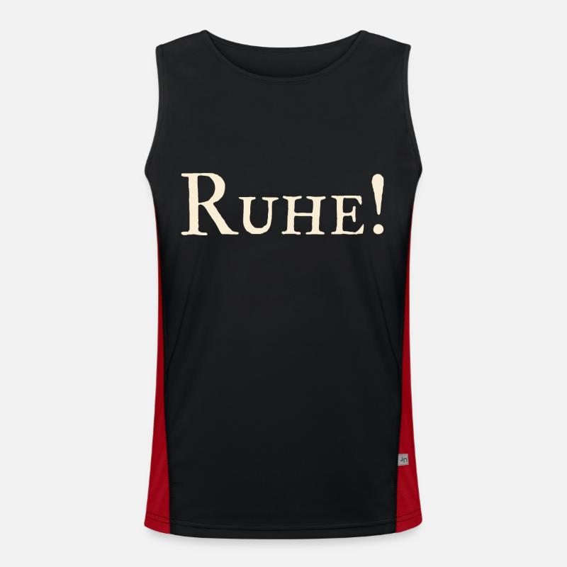 Ruhe ! Funktionelles Kontrast-Tank Top für Männer 
