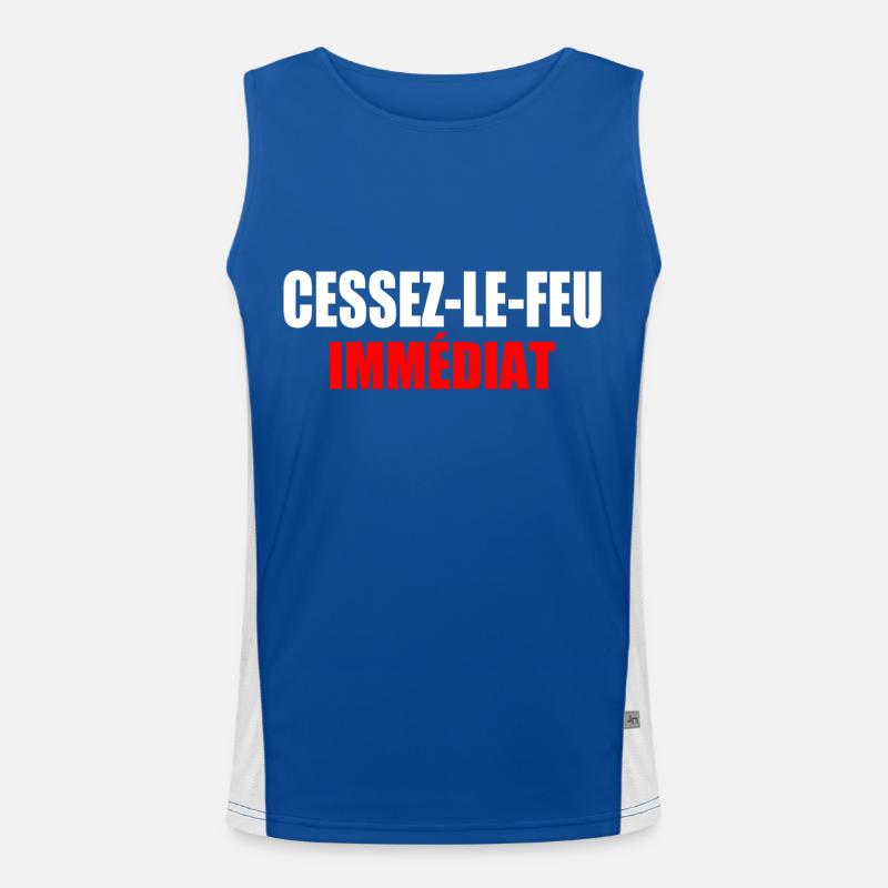 CESSEZ-LE-FEU Débardeur respirant contrasté Homme 