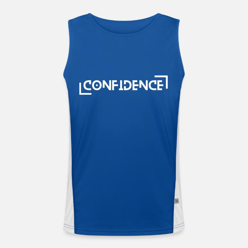 Confidence Funktionelles Kontrast-Tank Top für Männer 