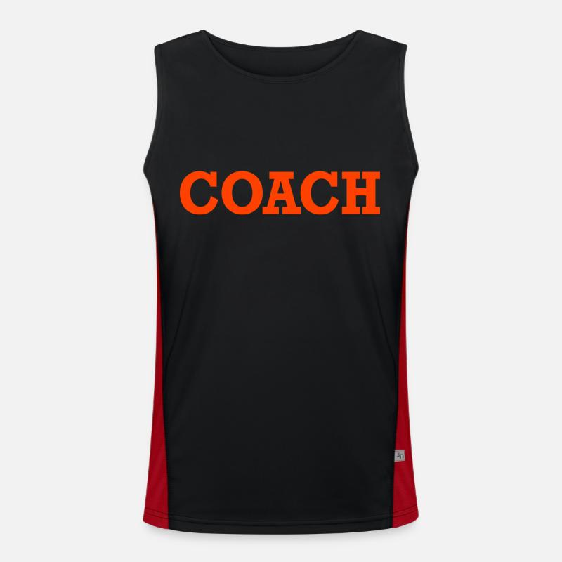 Coach Training Trainer coaching Men's Functional Contrast Tank Top 