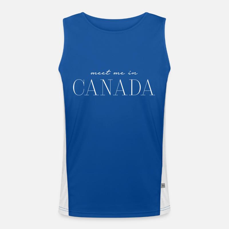J’aime le Canada Débardeur respirant contrasté Homme 