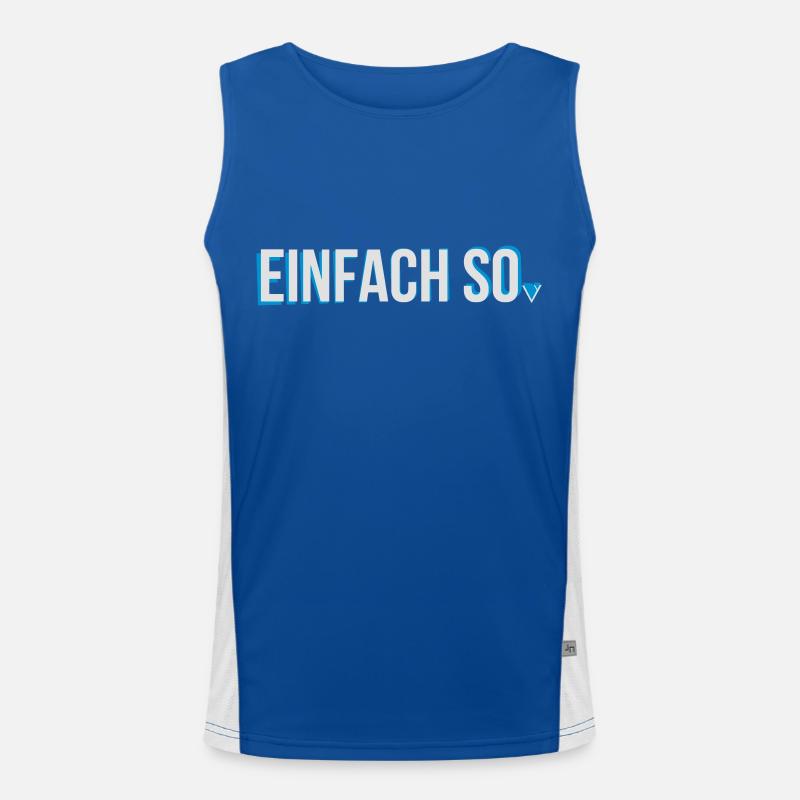 EINFACH SO Funktionelles Kontrast-Tank Top für Männer 