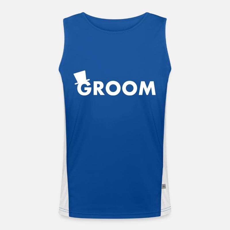 Groom Men's Functional Contrast Tank Top 