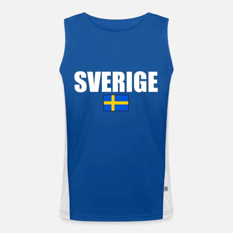 Sverige Débardeur respirant contrasté Homme 