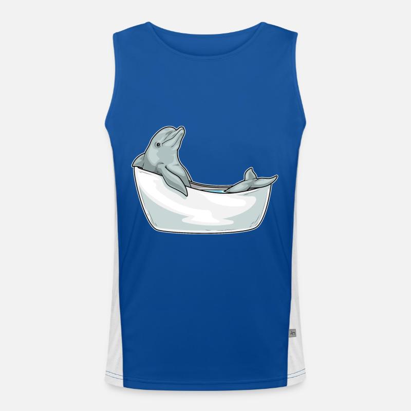 Baignoire Dolphin Débardeur respirant contrasté Homme 