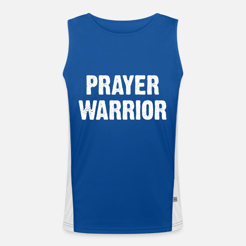 Prayer Warrior Men's Functional Contrast Tank Top 