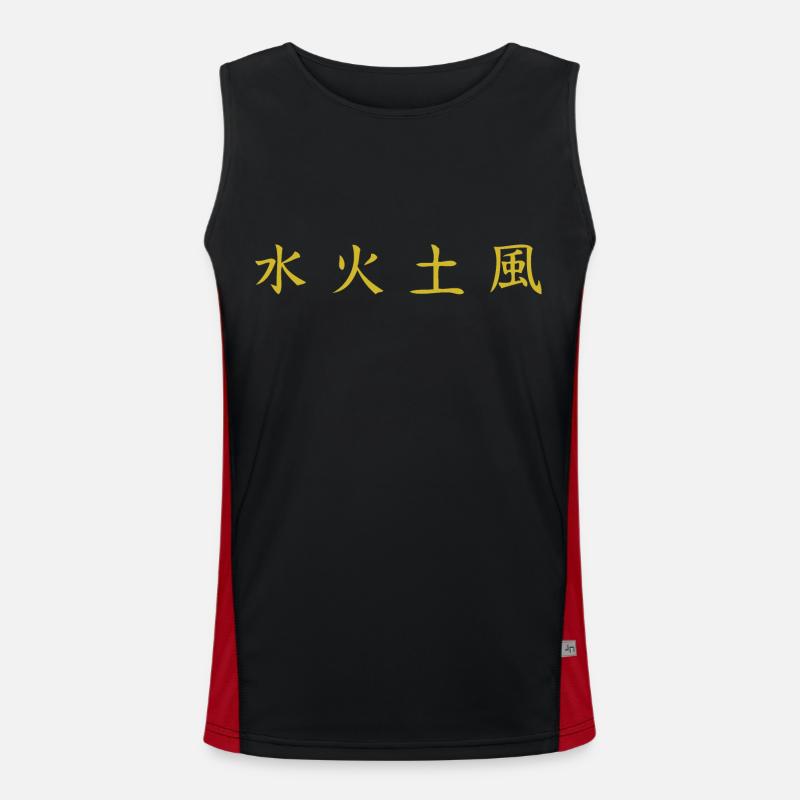 Chemise Elements : Eau, Feu, Terre, Vent Débardeur respirant contrasté Homme 