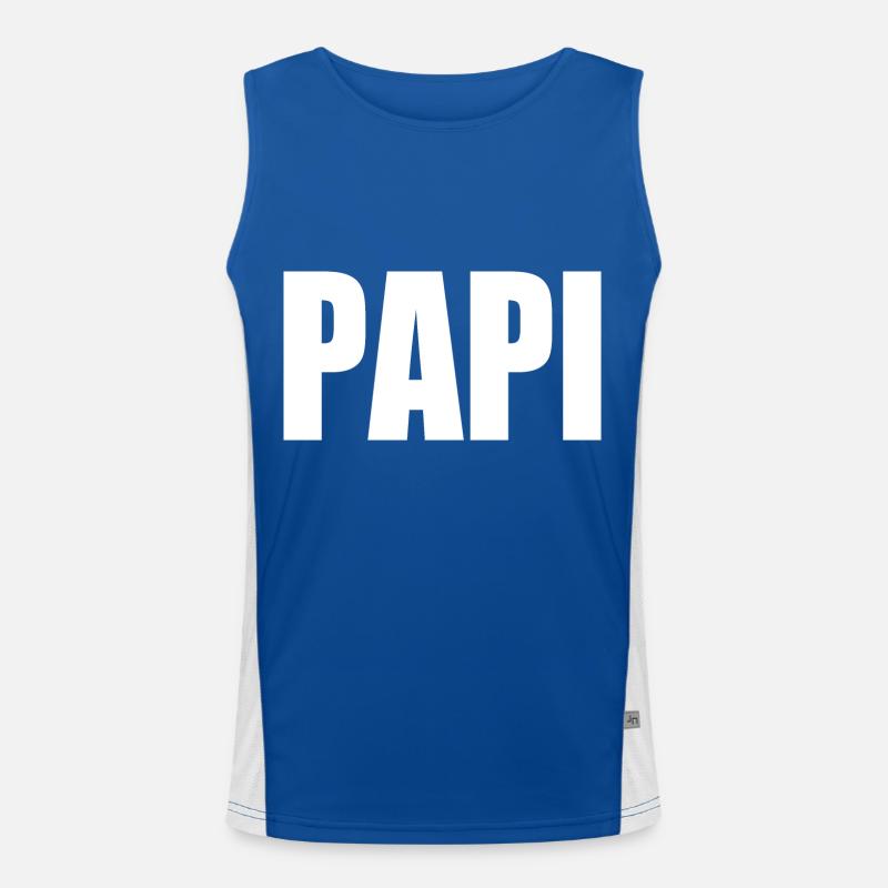 Papi Men's Functional Contrast Tank Top 