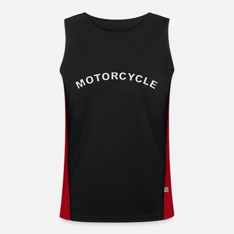 motorcycle Funktionelles Kontrast-Tank Top für Männer 