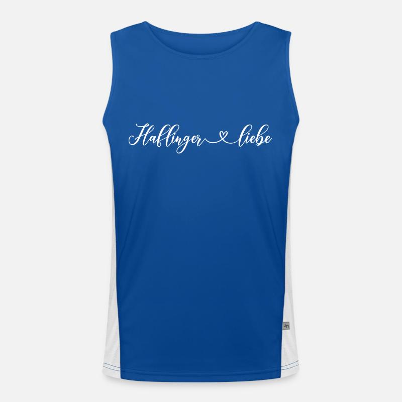 Haflingerliebe1 Funktionelles Kontrast-Tank Top für Männer 