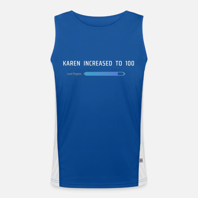 Karen a augmenté à 100 Débardeur respirant contrasté Homme 