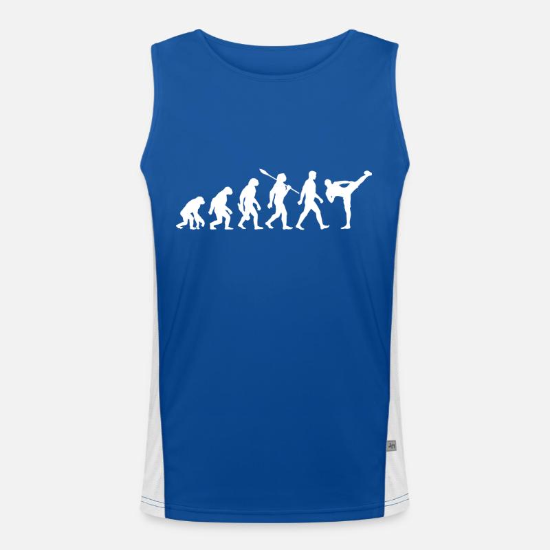 Evolution - MMA - Martial Arts Men's Functional Contrast Tank Top 