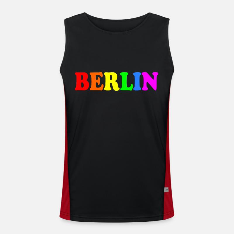 Berlin Débardeur respirant contrasté Homme 