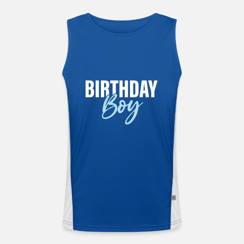 Birthday Boy Men's Functional Contrast Tank Top 