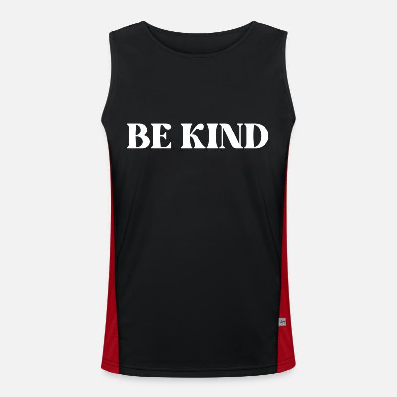 SEI FREUNDLICH Funktionelles Kontrast-Tank Top für Männer 