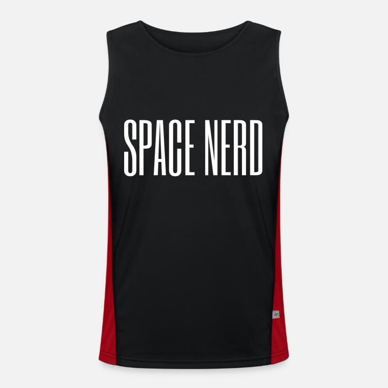 Space Nerd / Space Explorer / Science Design Men's Functional Contrast Tank Top 