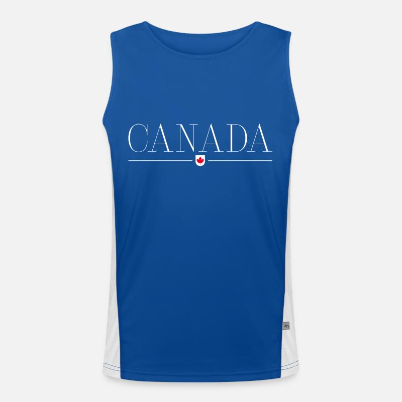 J’aime le Canada Débardeur respirant contrasté Homme 
