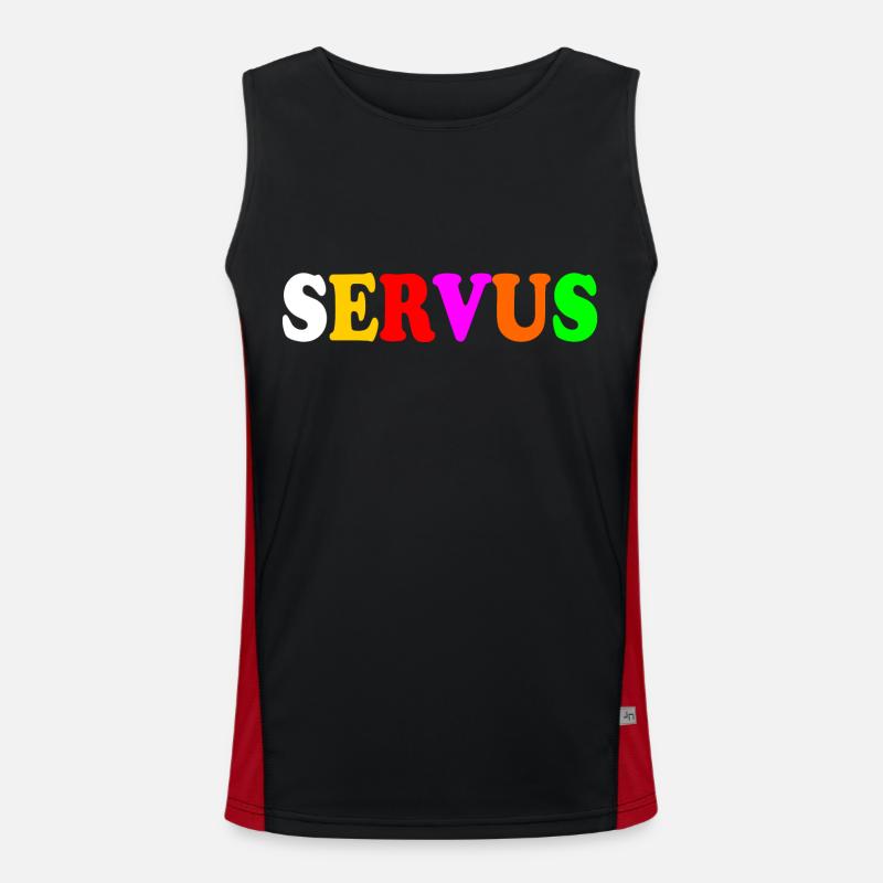 servus Funktionelles Kontrast-Tank Top für Männer 