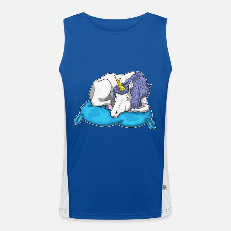 Oreiller de couchage Licorne Débardeur respirant contrasté Homme 
