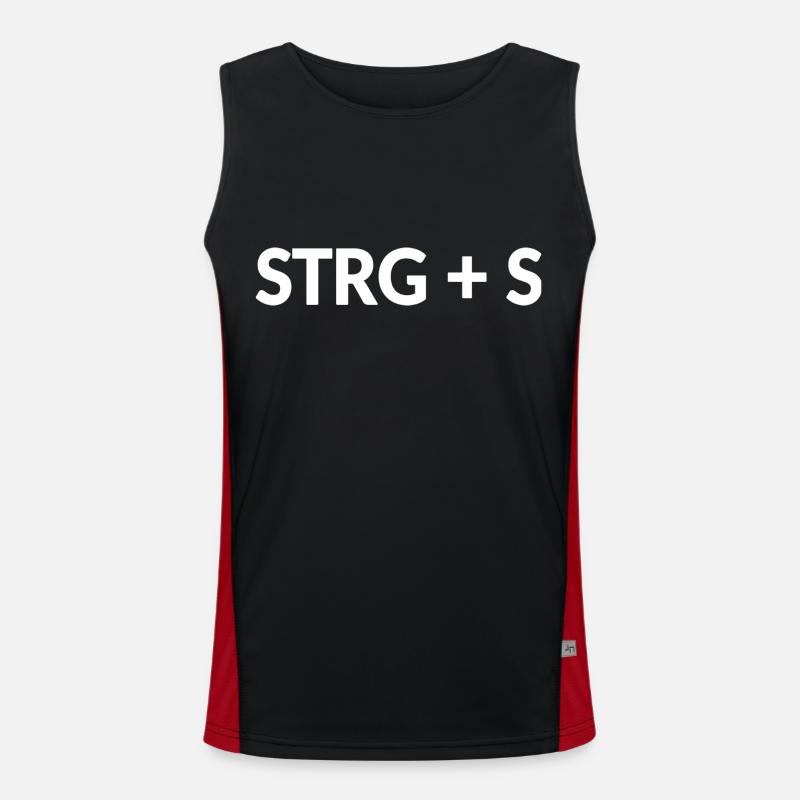 Save CTRL+S Men's Functional Contrast Tank Top 