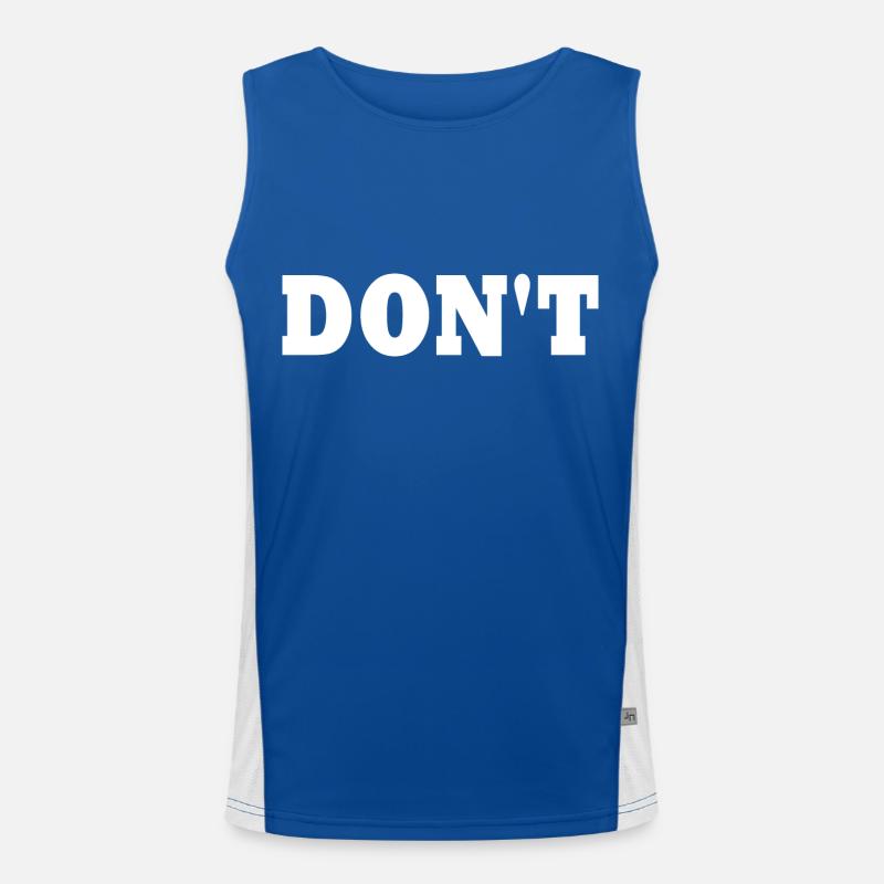 Don't Men's Functional Contrast Tank Top 