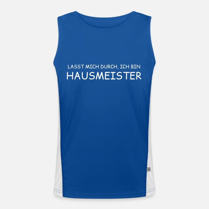 Caretaker Facility Manager Men's Functional Contrast Tank Top 
