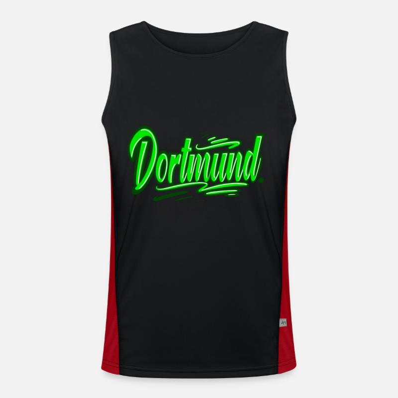 Dortmund Men's Functional Contrast Tank Top 