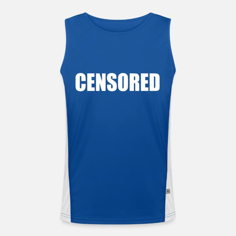 censored Men's Functional Contrast Tank Top 