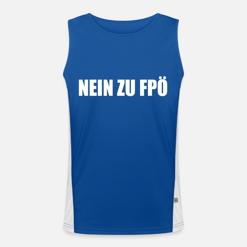 Non à fpö Débardeur respirant contrasté Homme 