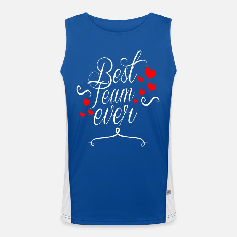 Best Team Ever Funktionelles Kontrast-Tank Top für Männer 