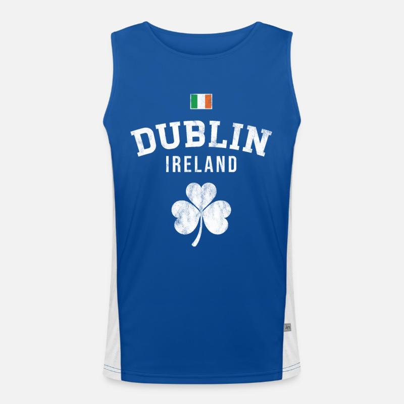Dublin, Irlande Débardeur respirant contrasté Homme 