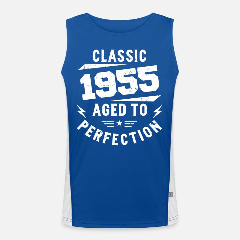 1955 Classic 1955 Vintage 1955 Geburtstagsgeschenk Funktionelles Kontrast-Tank Top für Männer 