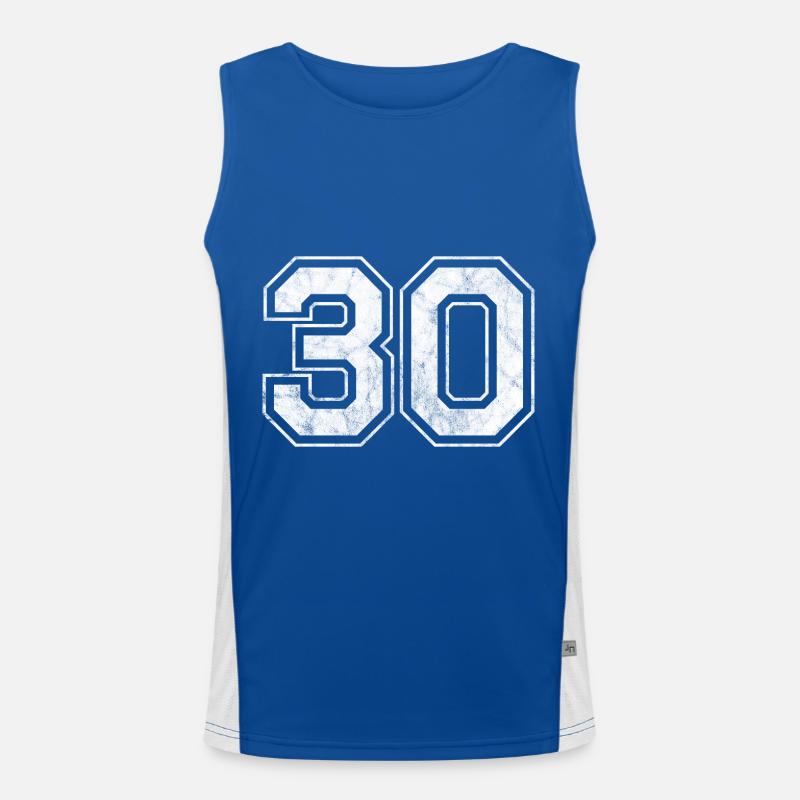 Anzahl 30 Funktionelles Kontrast-Tank Top für Männer 