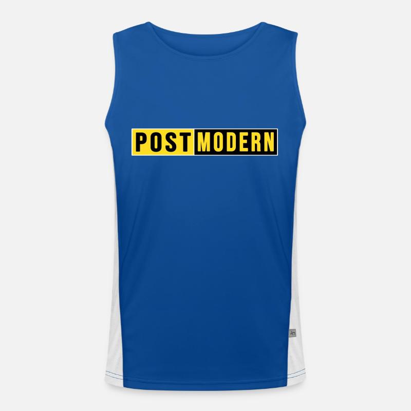 post postbote flaschenpost postmodern Funktionelles Kontrast-Tank Top für Männer 