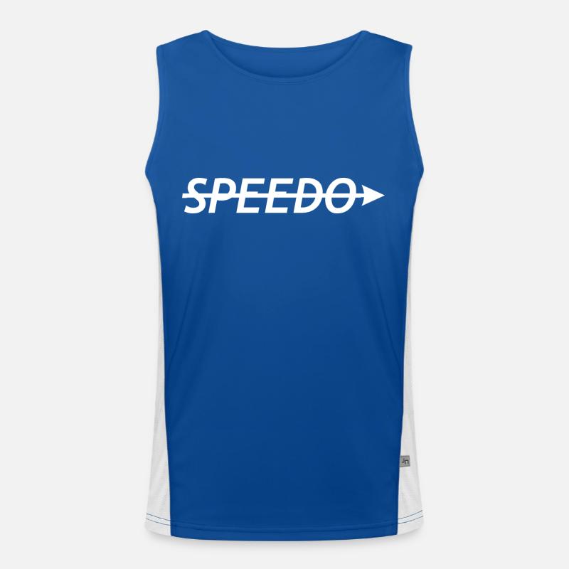Speedo - bading - svømming Funksjonell kontrast-singlet for menn 