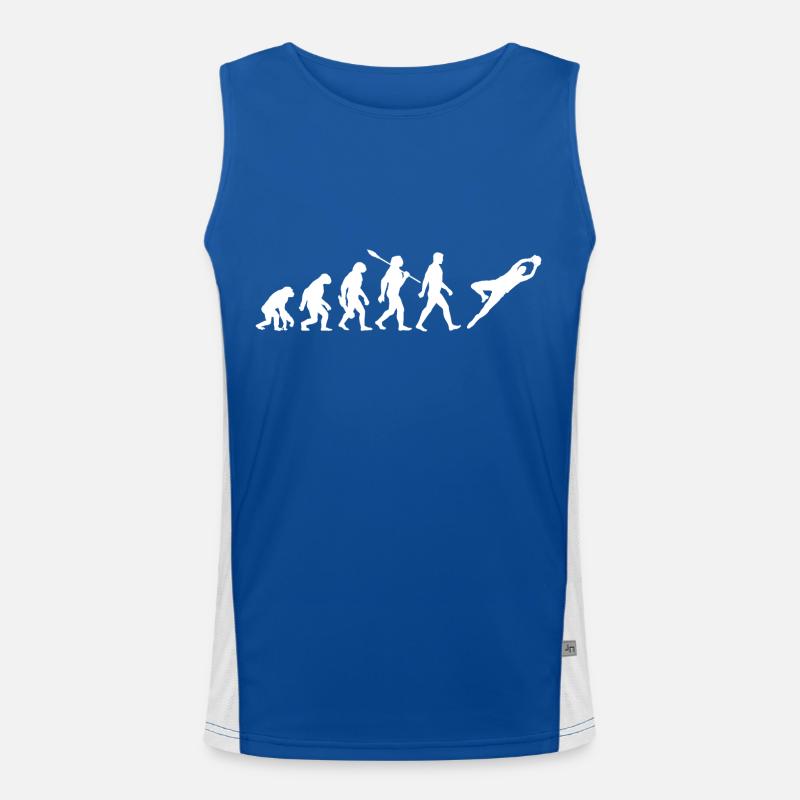 Evolution Torwart - Fußball - Keeper Funktionelles Kontrast-Tank Top für Männer 