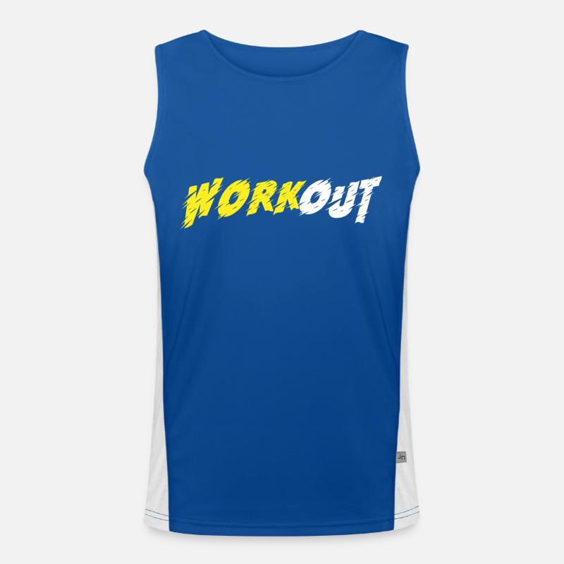 Workout Men's Functional Contrast Tank Top 