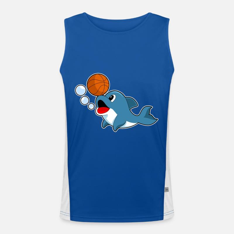 Dolphin Basketteur Basketteur Débardeur respirant contrasté Homme 