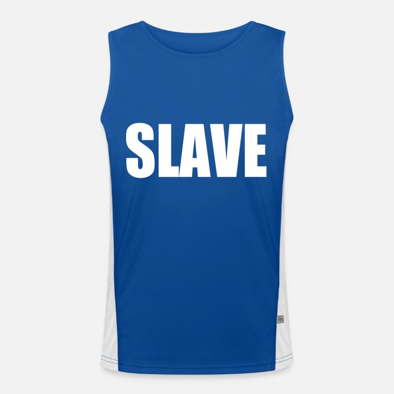 Slave Funktionelles Kontrast-Tank Top für Männer 