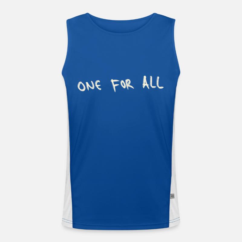 One for all Funktionelles Kontrast-Tank Top für Männer 