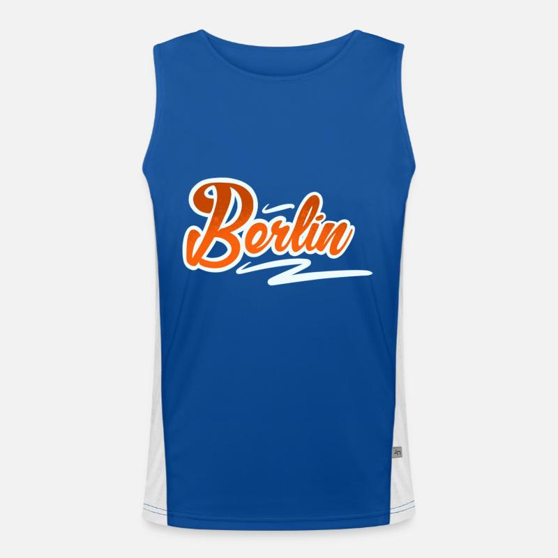 Berlin Men's Functional Contrast Tank Top 