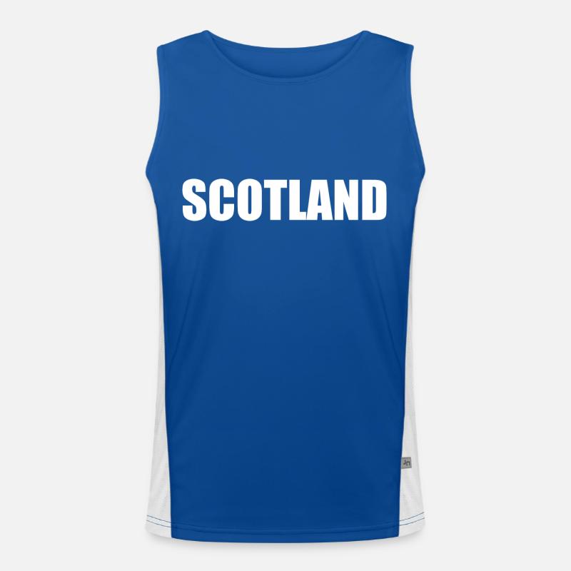 drapeau ecosse Débardeur respirant contrasté Homme 