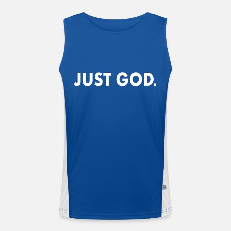 Just god Débardeur respirant contrasté Homme 