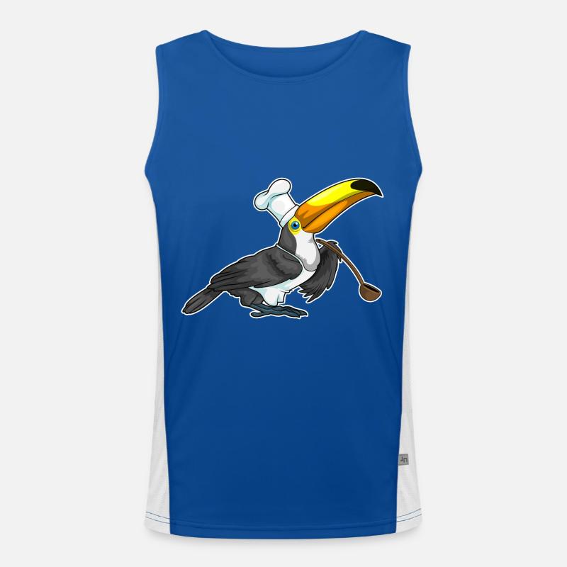 Cuillère de cuisson Toucan Débardeur respirant contrasté Homme 