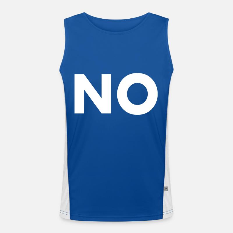No Men's Functional Contrast Tank Top 