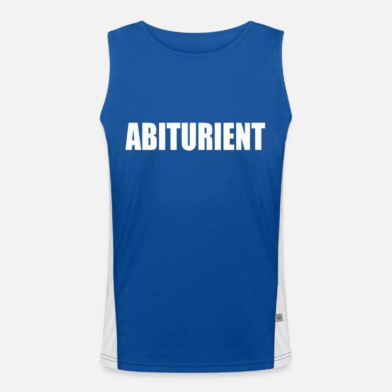 abiturient Funktionelles Kontrast-Tank Top für Männer 