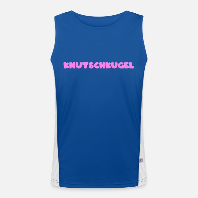 Knutschkugel Funktionelles Kontrast-Tank Top für Männer 