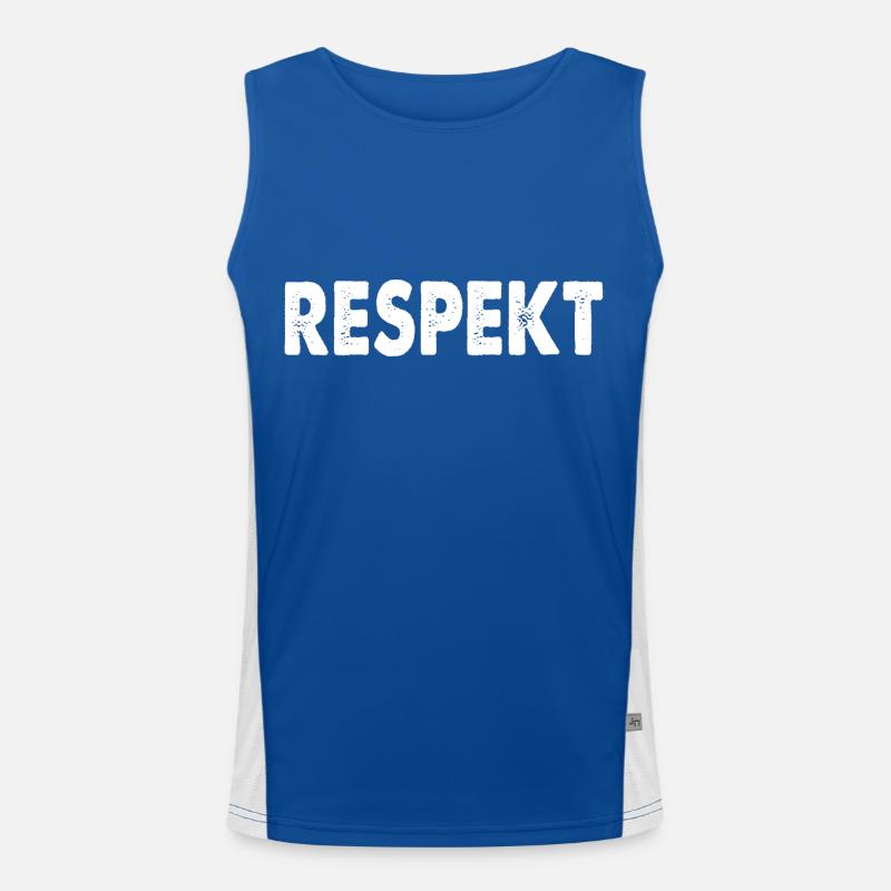 Respekt Funktionelles Kontrast-Tank Top für Männer 