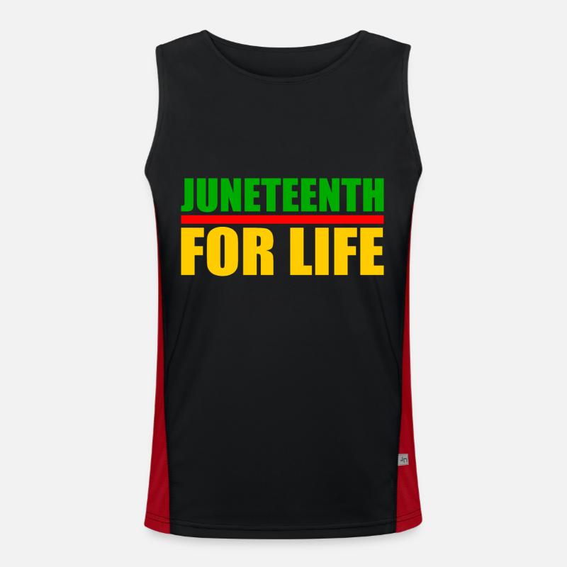 juneteenth Men's Functional Contrast Tank Top 
