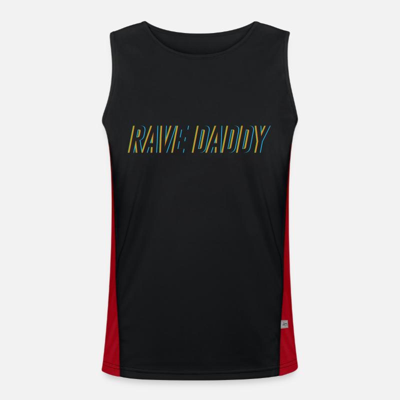 Rave Daddy Party Daddy Celebration Papa Débardeur respirant contrasté Homme 